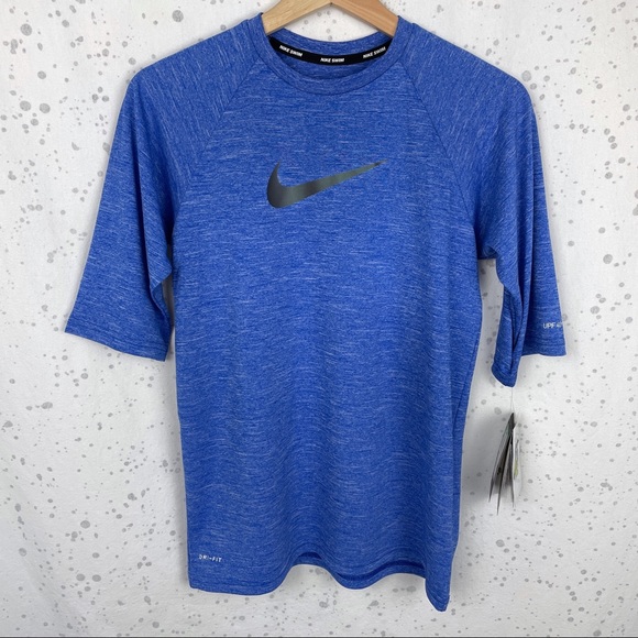NWT Nike Swim Dry Short Sleeve Rashguard Boy's XL